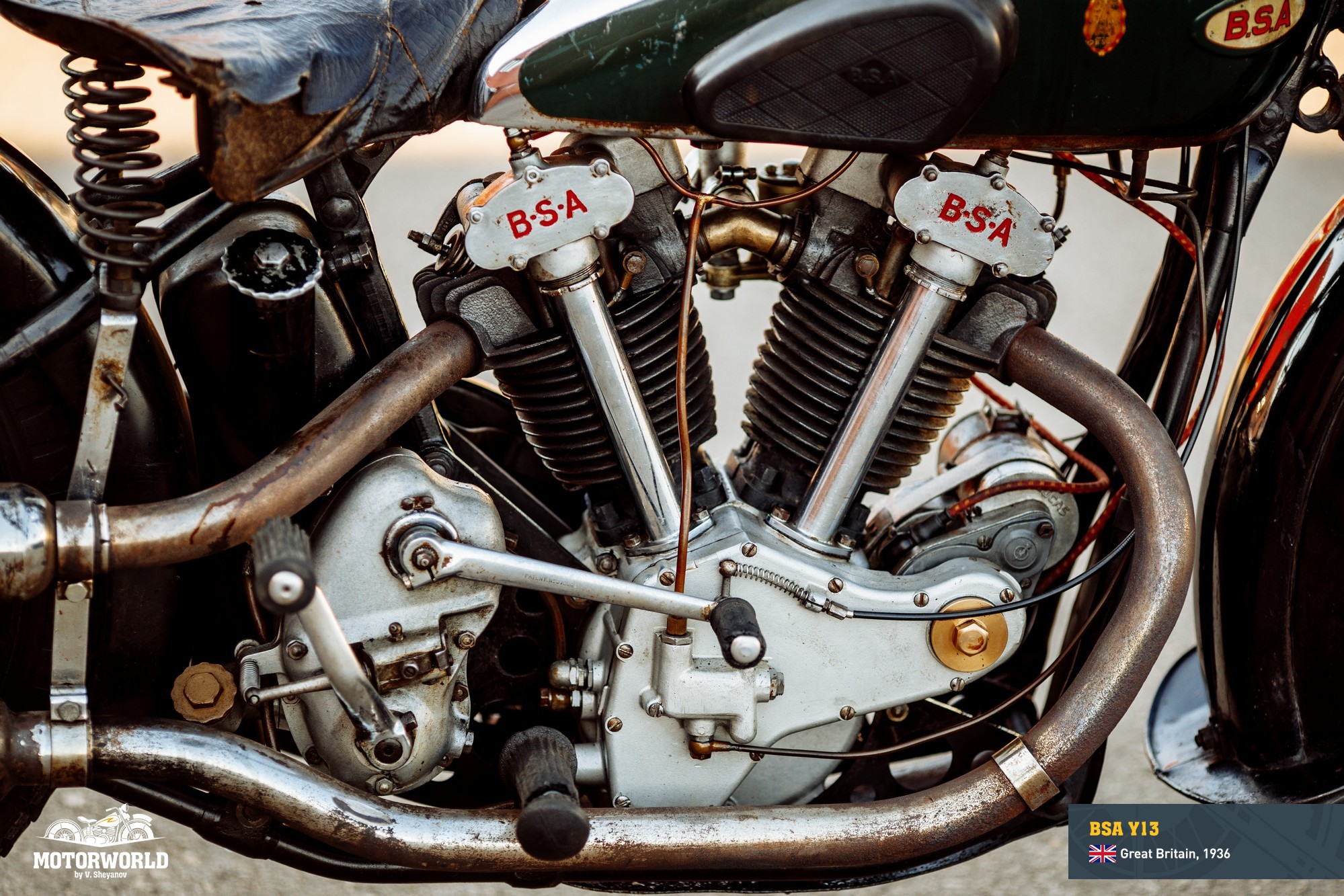 1936, BSA Y13 engine
