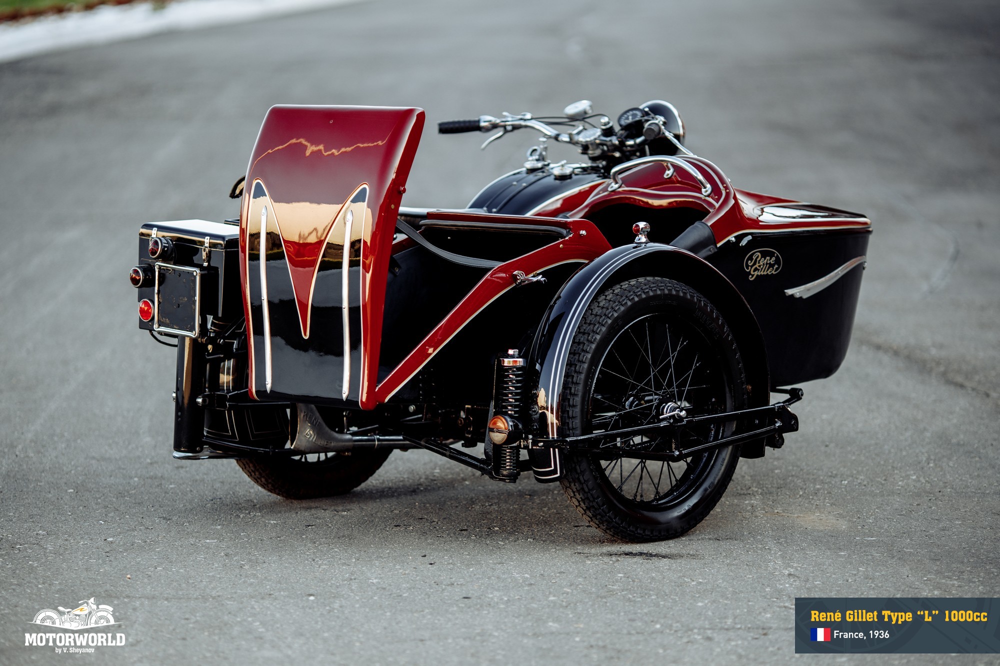 Мотоцикл René Gillet Type L 1000 кубических сантиметров