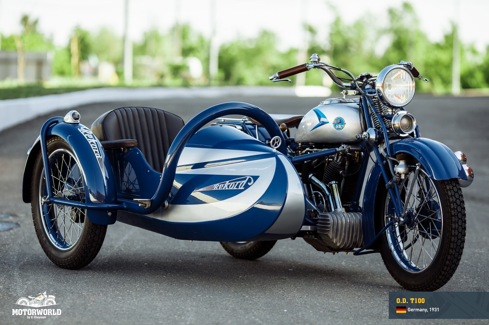 1931, OD T100 motorcycle