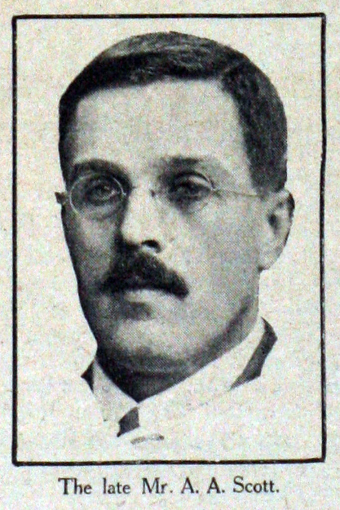 Альфред Ангас Скотт, 1923 год