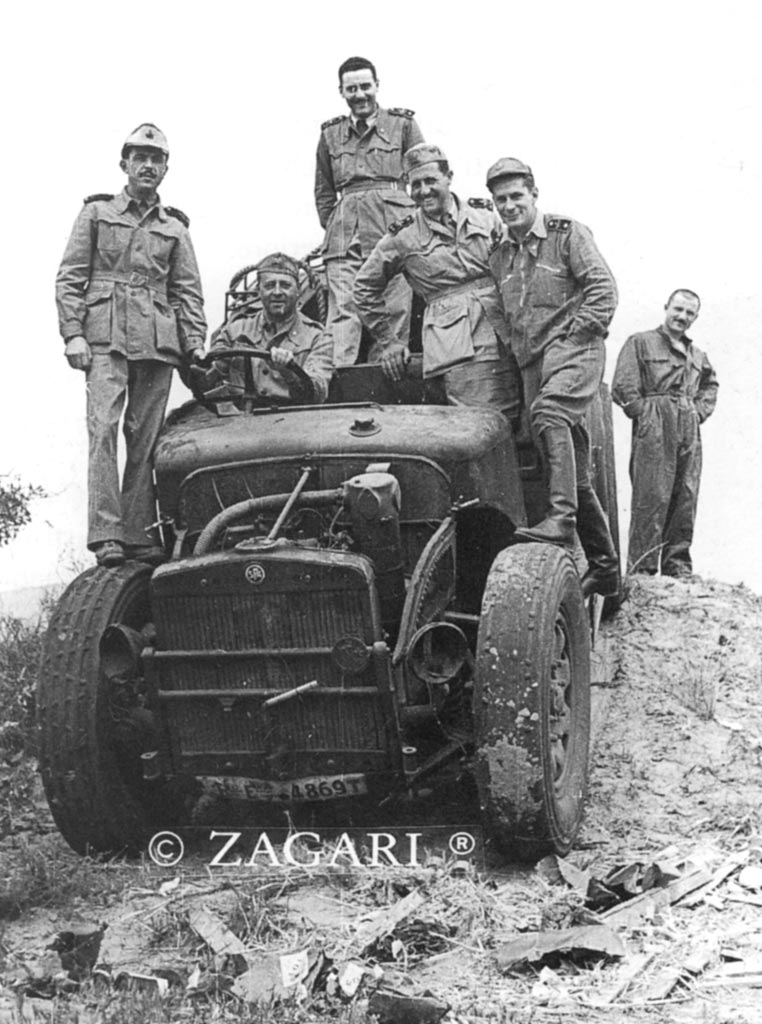 This largely damaged TL 37 Coloniale lets us see the oil bath air filter adopted on all tractors destined for Libya. (photo credits: F. Zagari collection)